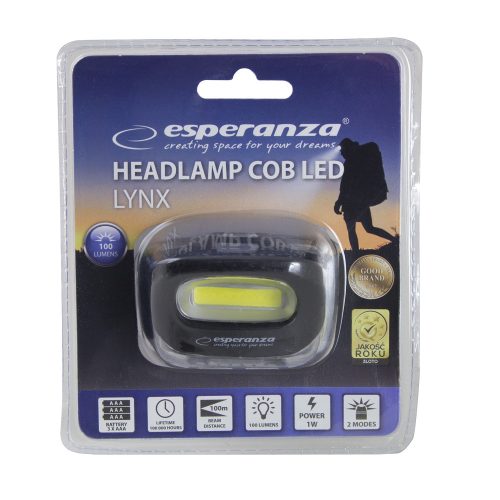 ESPERANZA FEJLÁMPA LED LYNX