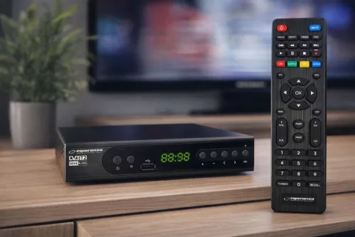 ESPERANZA DVB-T2 H.265/HEVC DIGITÁLIS FÖLDFELSZÍNI TV-VEVŐ EV106R
