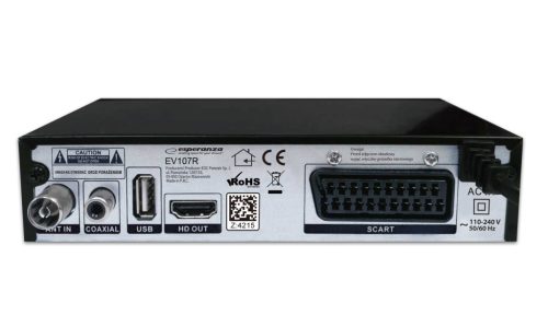ESPERANZA digitális tuner dvb-t2 h.265 / hevc EV107R