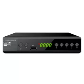   ESPERANZA DVB-T2 H.265/HEVC DIGITÁLIS FÖLDFELSZÍNI TV VEVŐ EV111P