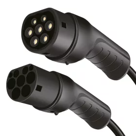   Logilink EV töltőkábel, Type 2, 3 fázis, spirál, 32 A, 22 kW, táskával, 5 m