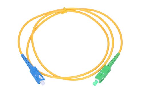 Extralink SC/APC-SC/UPC | Patchcord | Single mode, Simplex, G652D, 3mm, 1m
