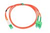 Extralink SC/APC-LC/APC | Patchcord | Multi Mode, OM2, Duplex, 3mm, 5m