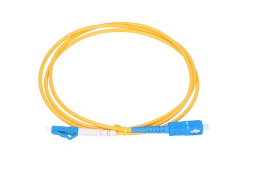 Extralink LC/UPC-SC/UPC | Patchcord | Single Mode, Simplex, G652D, 3mm, 0,5m