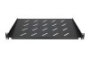 Extralink 1U 300mm Black | Shelf | 19", for wall cabinets