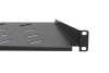 Extralink 1U 300mm Black | Shelf | 19", for wall cabinets