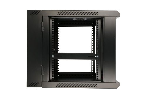 Extralink 12U 600x600 AZH Black | Rackmount cabinet | wall mounted, swing type