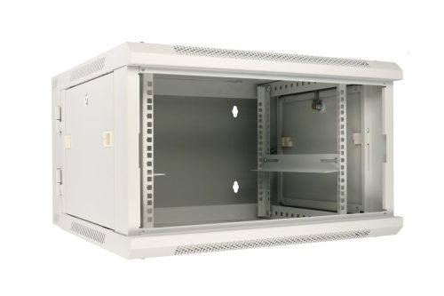 Extralink 6U 600x600 AZH Gray | Rackmount cabinet | wall mounted, swing type