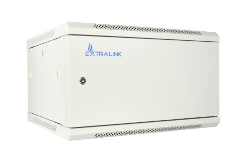 Extralink 6U 600x450 ASP Gray | Rackmount cabinet | wall mounted, metal door