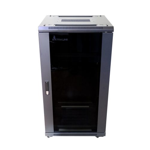 Extralink 22U 600x800 Black | Rackmount cabinet | standing