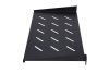 Extralink 1U 350mm Black | Shelf | 19", for wall cabinets