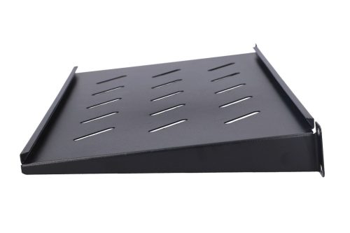 Extralink 1U 350mm Black | Shelf | 19", for wall cabinets