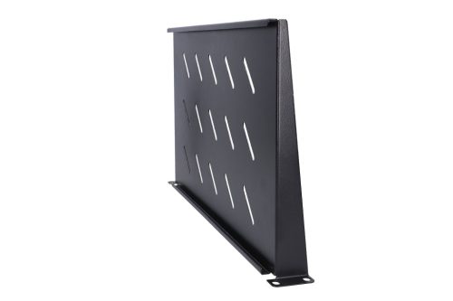 Extralink 1U 350mm Black | Shelf | 19", for wall cabinets