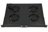Extralink | Fan panel | 19", 4 fans, for rack cabinets, with thermostat