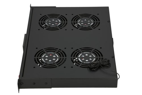 Extralink | Fan panel | 19", 4 fans, for rack cabinets, with thermostat