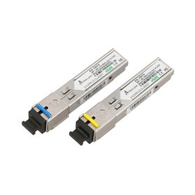   Extralink SFP 1.25G | SFP WDM Module | 1,25Gbps, 1310/1550nm, single mode, 3km, SC, DOM, pair, dedicated for HP/Aruba