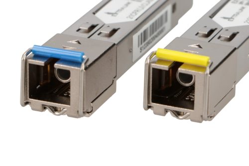 Extralink SFP 1.25G | SFP WDM Module | 1,25Gbps, 1310/1550nm, single mode, 3km, SC, DOM, pair, dedicated for HP/Aruba