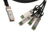 Extralink QSFP+ DAC | QSFP+ Cable | DAC, 40Gbps to 4x 10Gbps 3m, 30AWG