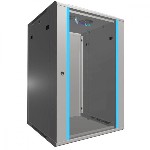 Extralink 18U 600x600 Gray | Rackmount cabinet | wall mounted