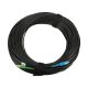 Extralink SC/APC-SC/PC | Patchcord | Single mode, Round drop, Simplex, G657A2, 100m