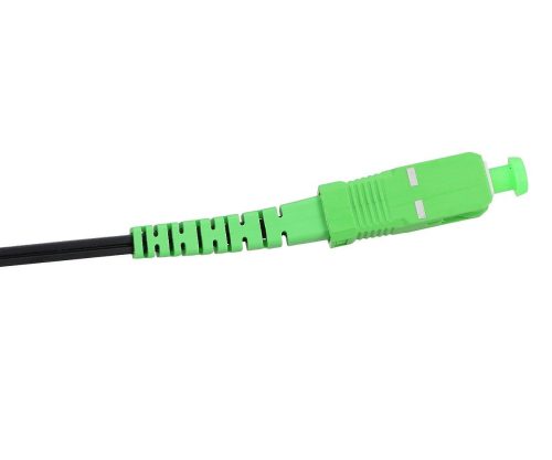 Extralink SC/APC-SC/APC Flat | Patchcord | drop, single mode, Simplex, G.657A2, 15m