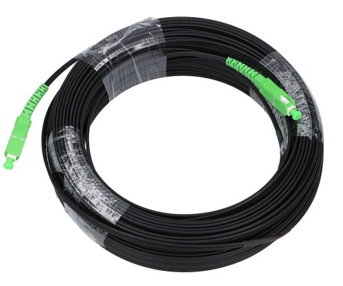 Extralink SC/APC-SC/APC Flat | Patchcord | drop, single mode, Simplex, G.657A2, 20m
