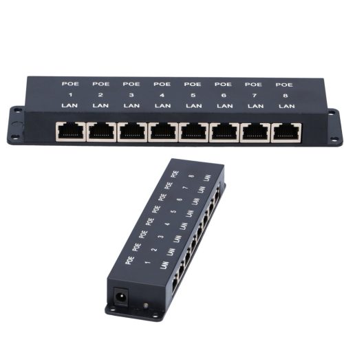 Extralink 8 Port | PoE Injector | 8x 100Mb/s RJ45