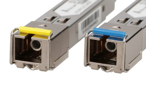 Extralink SFP 1.25G | SFP WDM Module | 1,25Gbps, 1310/1550nm, single mode, 20km, SC, DOM, pair