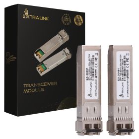   Extralink SFP+ 10G 2-pack | SFP+ Module | 10Gbps, 850nm, 300m, multi mode
