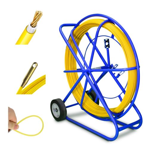 Extralink Pilot 9mm 200m | Cable pulling rod | glass fibre FRP, d. 9mm, l. 200m, yellow