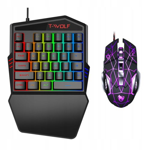Extralink Gaming Set TF900 2in1 | Keypad + mouse set | LED backlight
