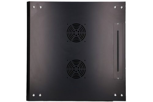 Extralink 12U 600x600 Black | Rackmount cabinet | wall mounted
