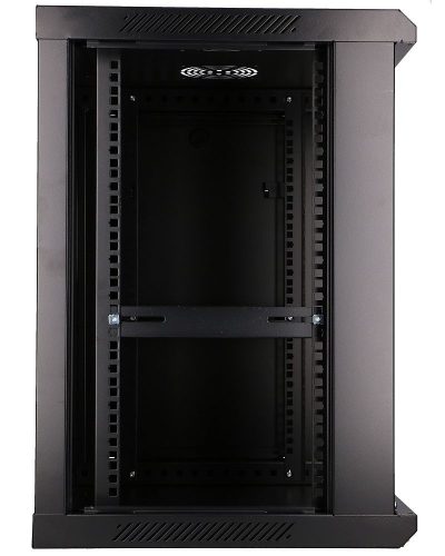 Extralink 12U 600x450 Black | Rackmount cabinet | wall mounted