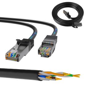   Extralink Kat.5e FTP 1m | LAN Patchcord | Copper twisted pair