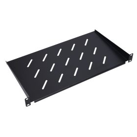   Extralink 1U 250mm Black | Shelf | 19", for wall cabinets