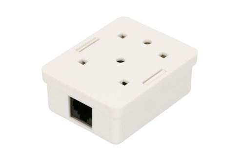 Extralink | Wall mount outlet | 1x RJ45 KAT5E UTP