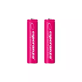ESPERANZA RECHARGEABLE BATTERIES Ni-MH AAA 1000MAH 2PCS. RED