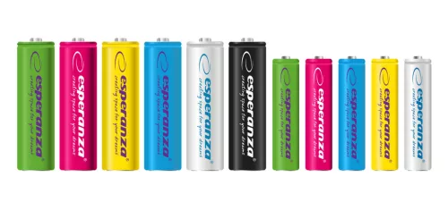 ESPERANZA RECHARGEABLE BATTERIES Ni-MH AAA 1000MAH 2PCS. RED