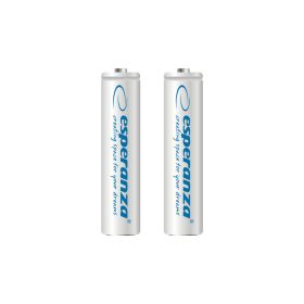   ESPERANZA RECHARGEABLE BATTERIES Ni-MH AAA 1000MAH 2PCS. WHITE