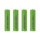 ESPERANZA RECHARGEABLE BATTERIES Ni-MH AAA 1000MAH 4PCS. GREEN