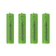ESPERANZA RECHARGEABLE BATTERIES Ni-MH AAA 1000MAH 4PCS. GREEN