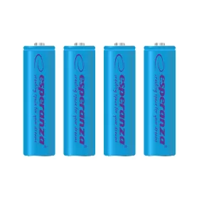 ESPERANZA RECHARGEABLE BATTERIES Ni-MH AA 2000MAH 4PCS. BLUE