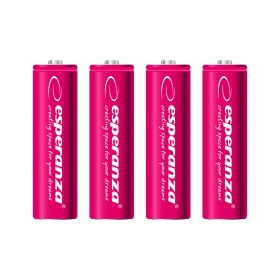ESPERANZA RECHARGEABLE BATTERIES Ni-MH AA 2000MAH 4PCS. RED