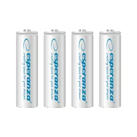   ESPERANZA RECHARGEABLE BATTERIES Ni-MH AA 2000MAH 4PCS. WHITE