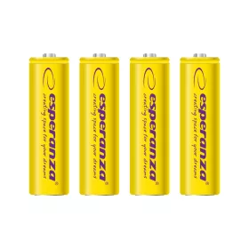   ESPERANZA RECHARGEABLE BATTERIES Ni-MH AA 2000MAH 4PCS. YELLOW