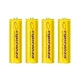 ESPERANZA RECHARGEABLE BATTERIES Ni-MH AA 2000MAH 4PCS. YELLOW