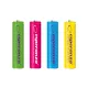 ESPERANZA RECHARGEABLE BATTERIES Ni-MH AAA 1000MAH 4PCS. MIX OF COLORS