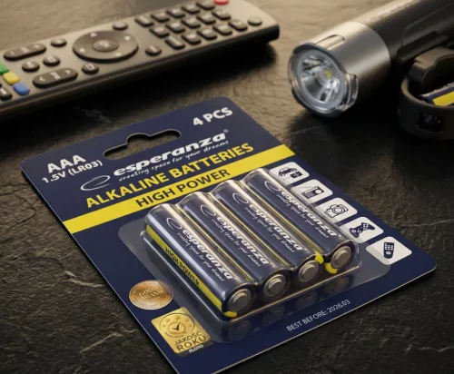ESPERANZA ALKALINE BATTERIES AAA 4PCS. BLISTER