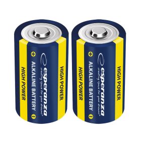 ESPERANZA ALALINE BATTERY D LR20 2PCS. BLISTER
