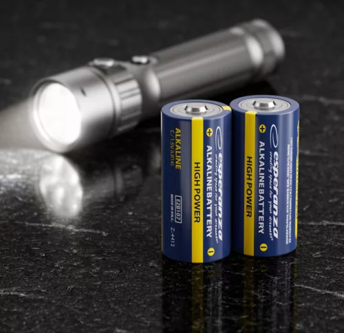 ESPERANZA ALKALINE BATTERIES C LR14 2PCS. BLISTER